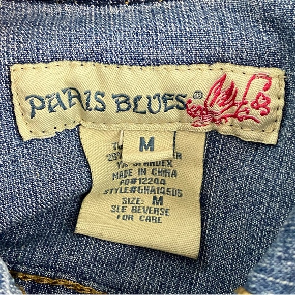 Paris Blues Denim Button Front Vest - Picture 9 of 10